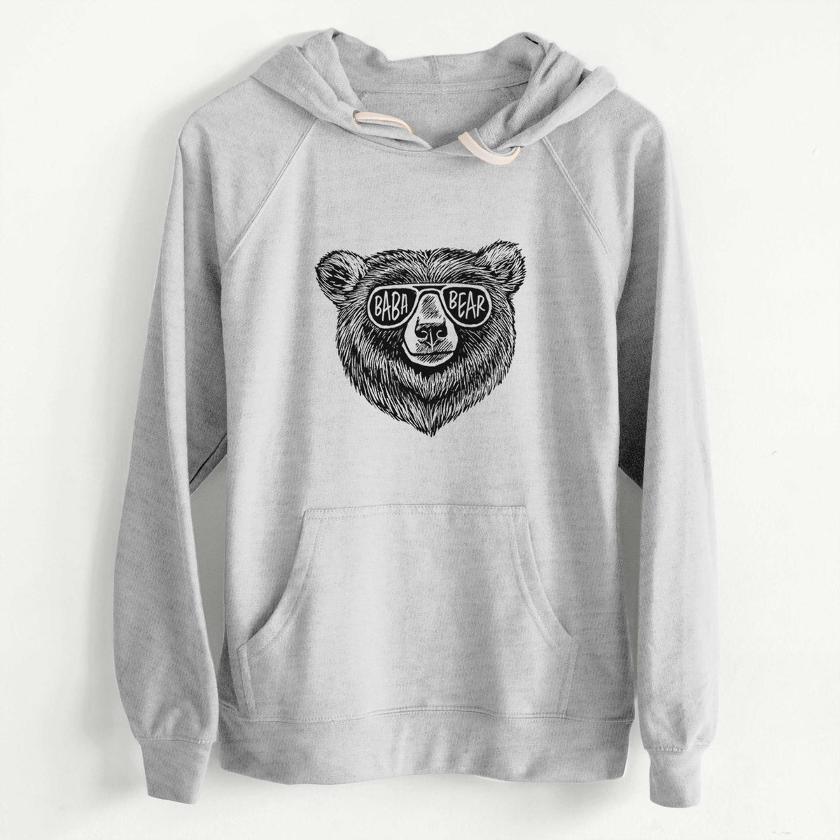 Baba Bear  - Unisex Slim Fit Loopback Terry Hoodie