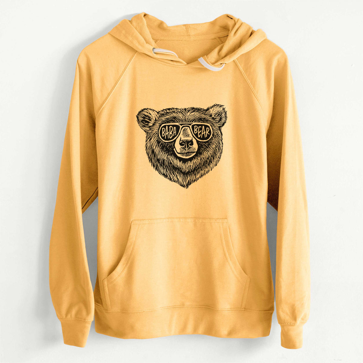 Baba Bear  - Unisex Slim Fit Loopback Terry Hoodie