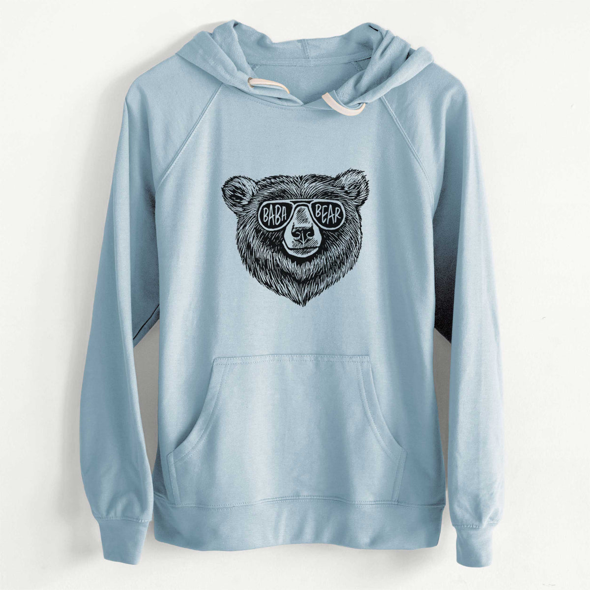 Baba Bear  - Unisex Slim Fit Loopback Terry Hoodie