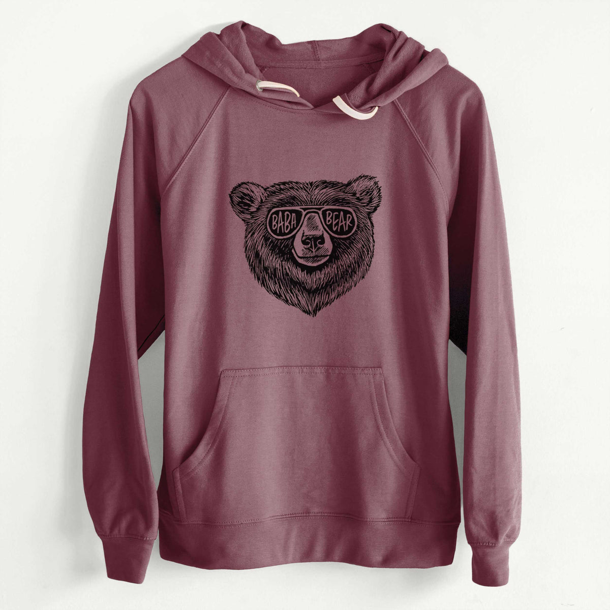 Baba Bear  - Unisex Slim Fit Loopback Terry Hoodie