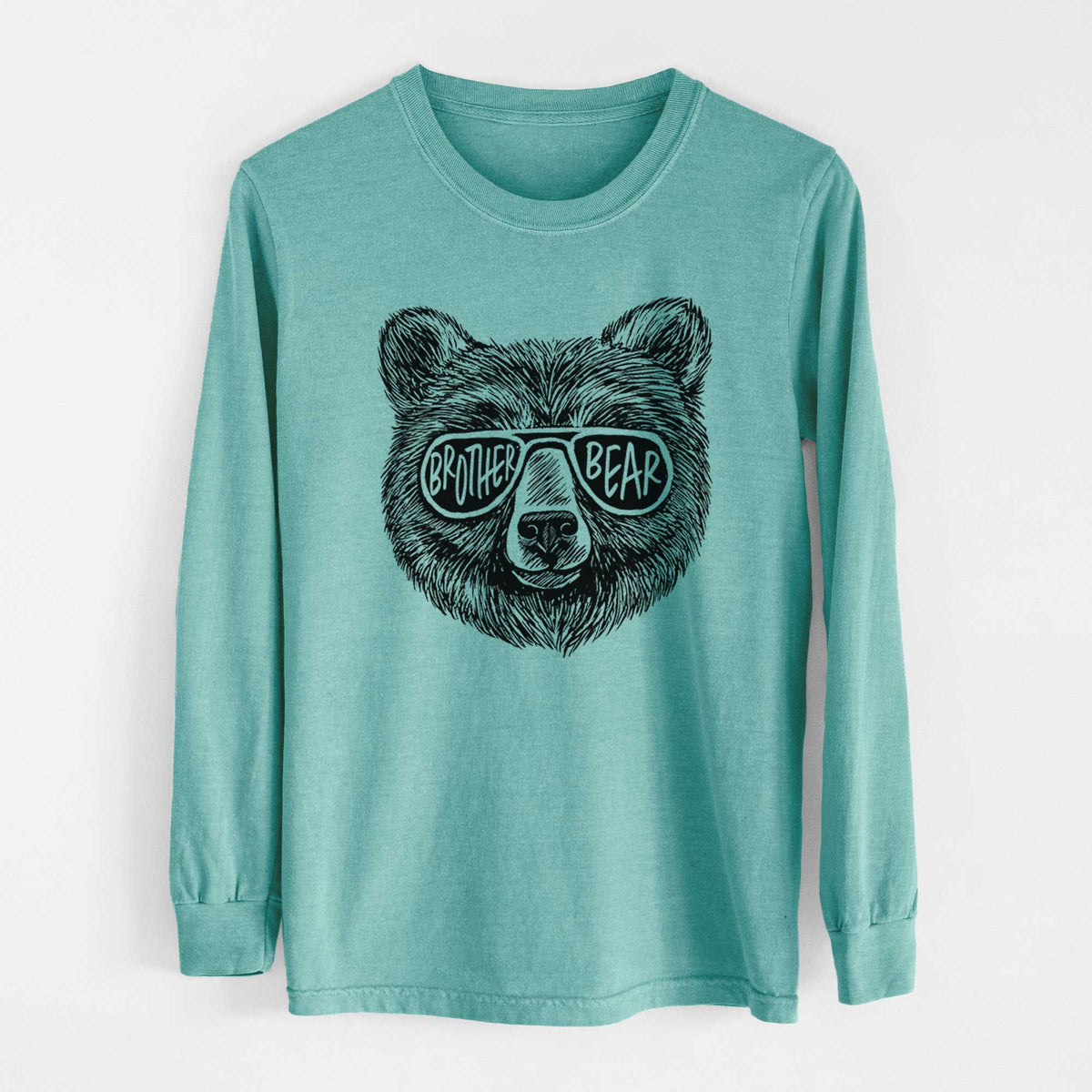 Brother Bear - Men&#39;s Heavyweight 100% Cotton Long Sleeve