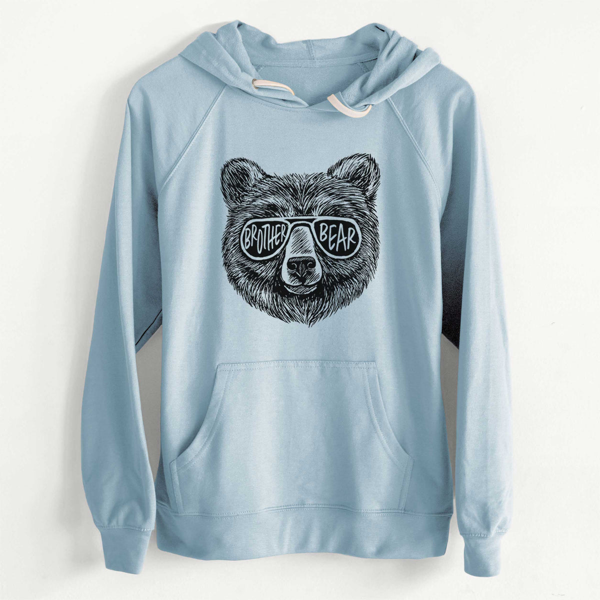 CLEARANCE - Brother Bear  - Unisex Slim Fit Loopback Terry Hoodie