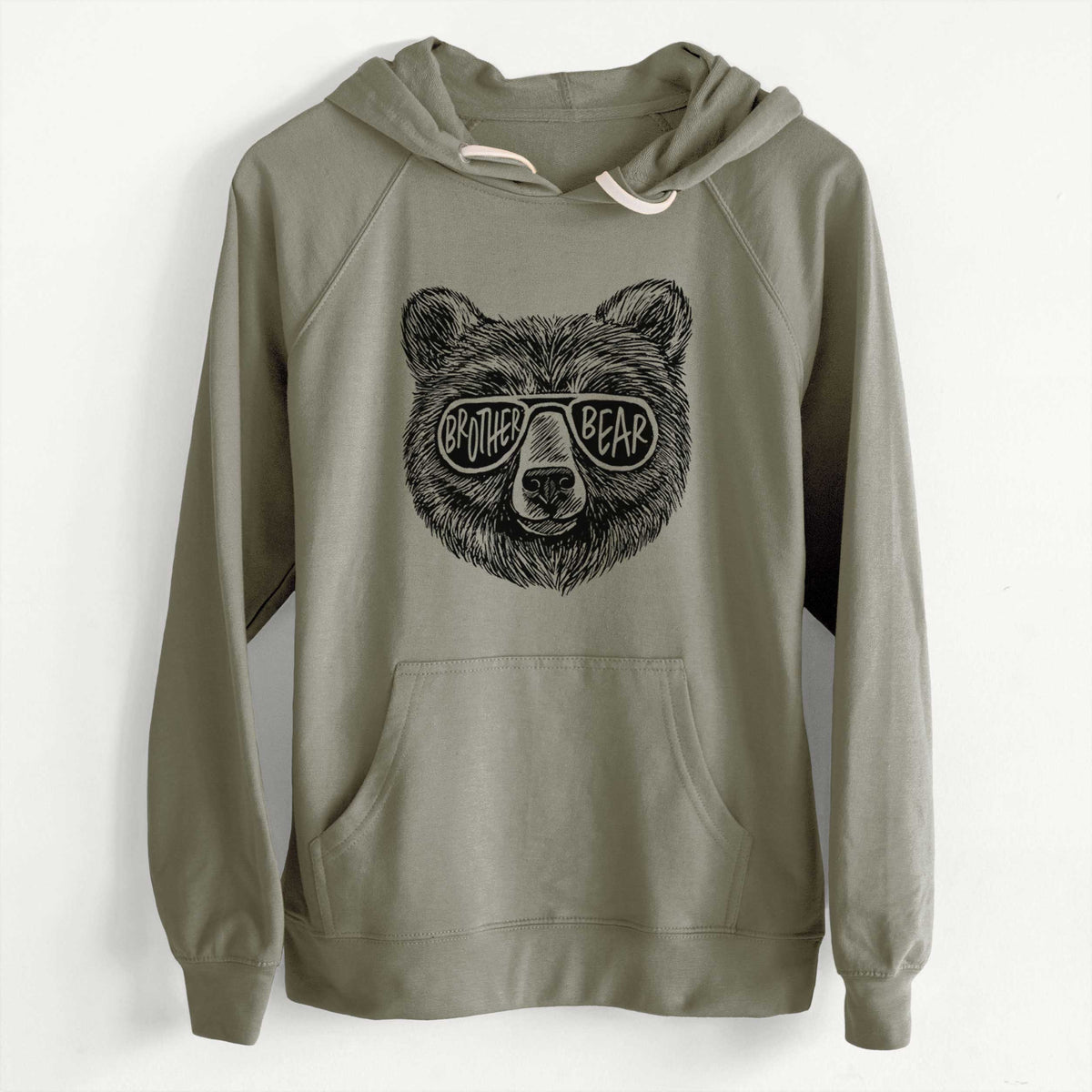 CLEARANCE - Brother Bear  - Unisex Slim Fit Loopback Terry Hoodie