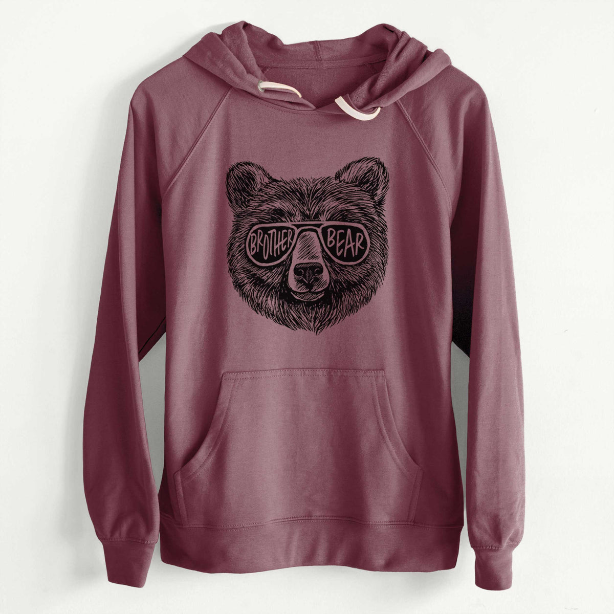 CLEARANCE - Brother Bear  - Unisex Slim Fit Loopback Terry Hoodie