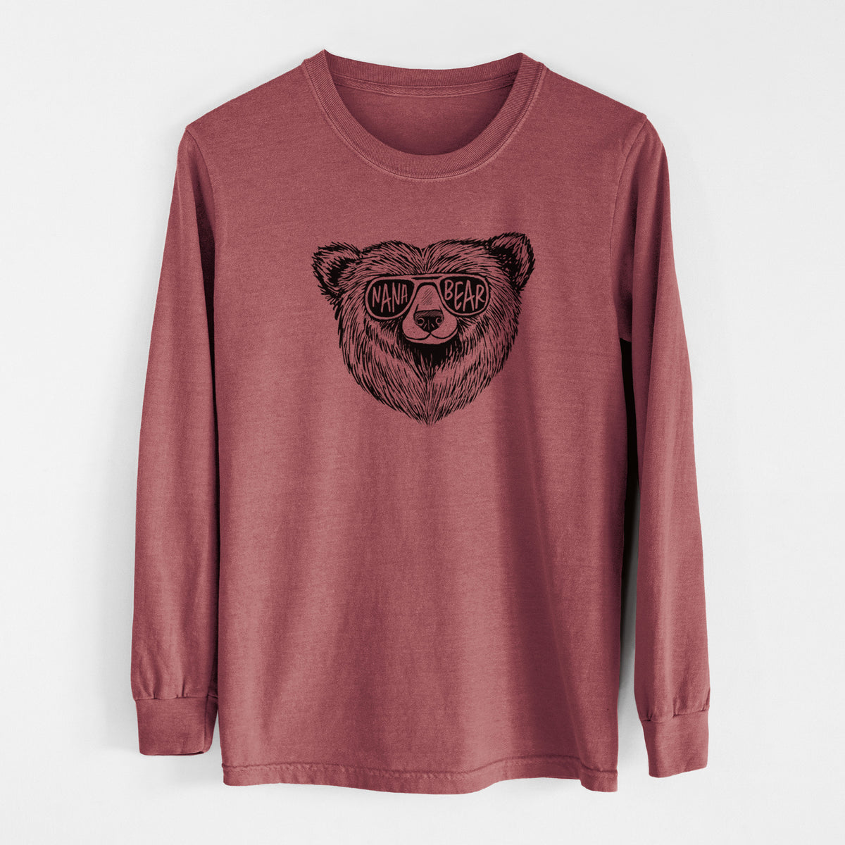 Nana Bear - Unisex Comfort Colors 100% Cotton Long Sleeve