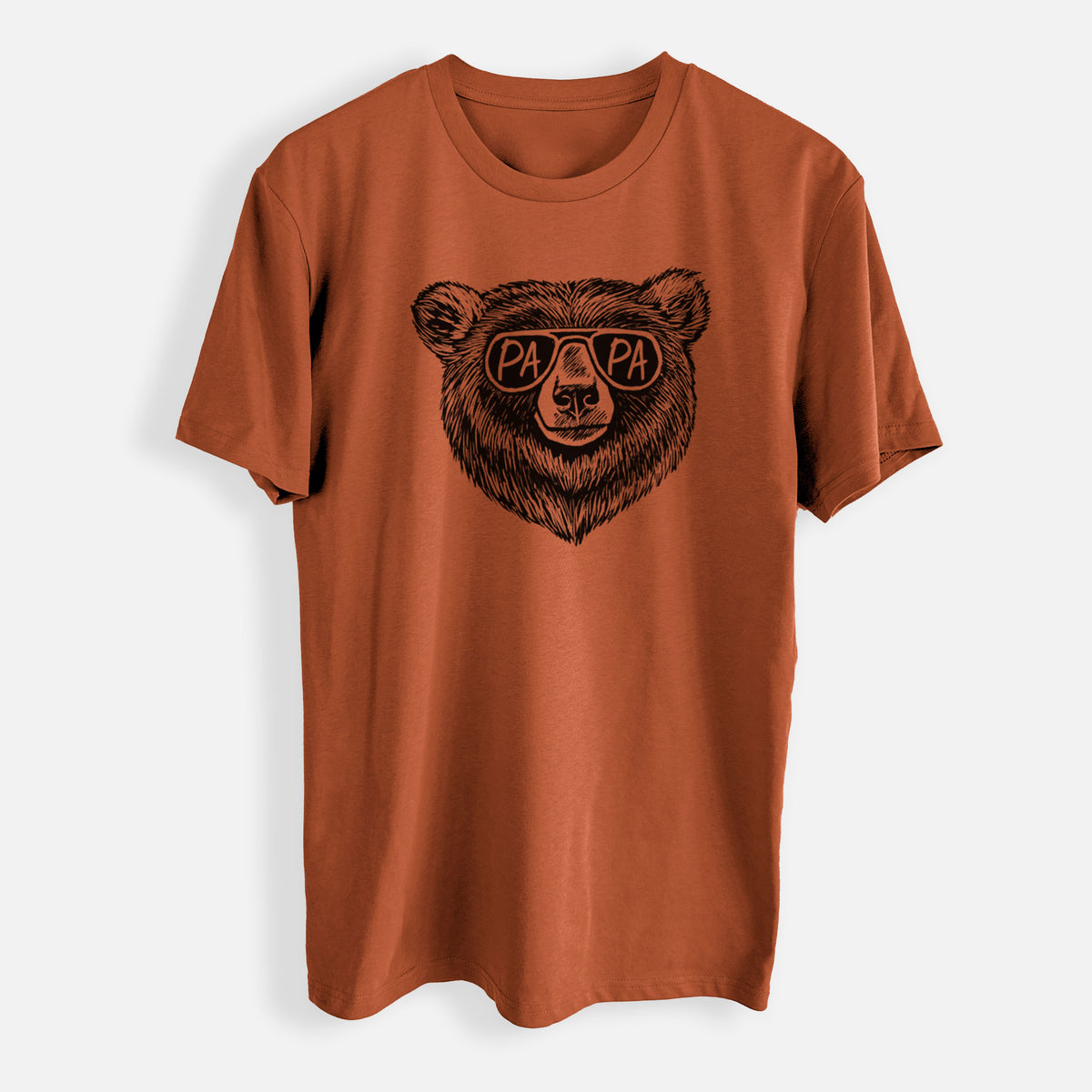 Papa Bear - Papa Glasses - Mens Everyday Staple Tee