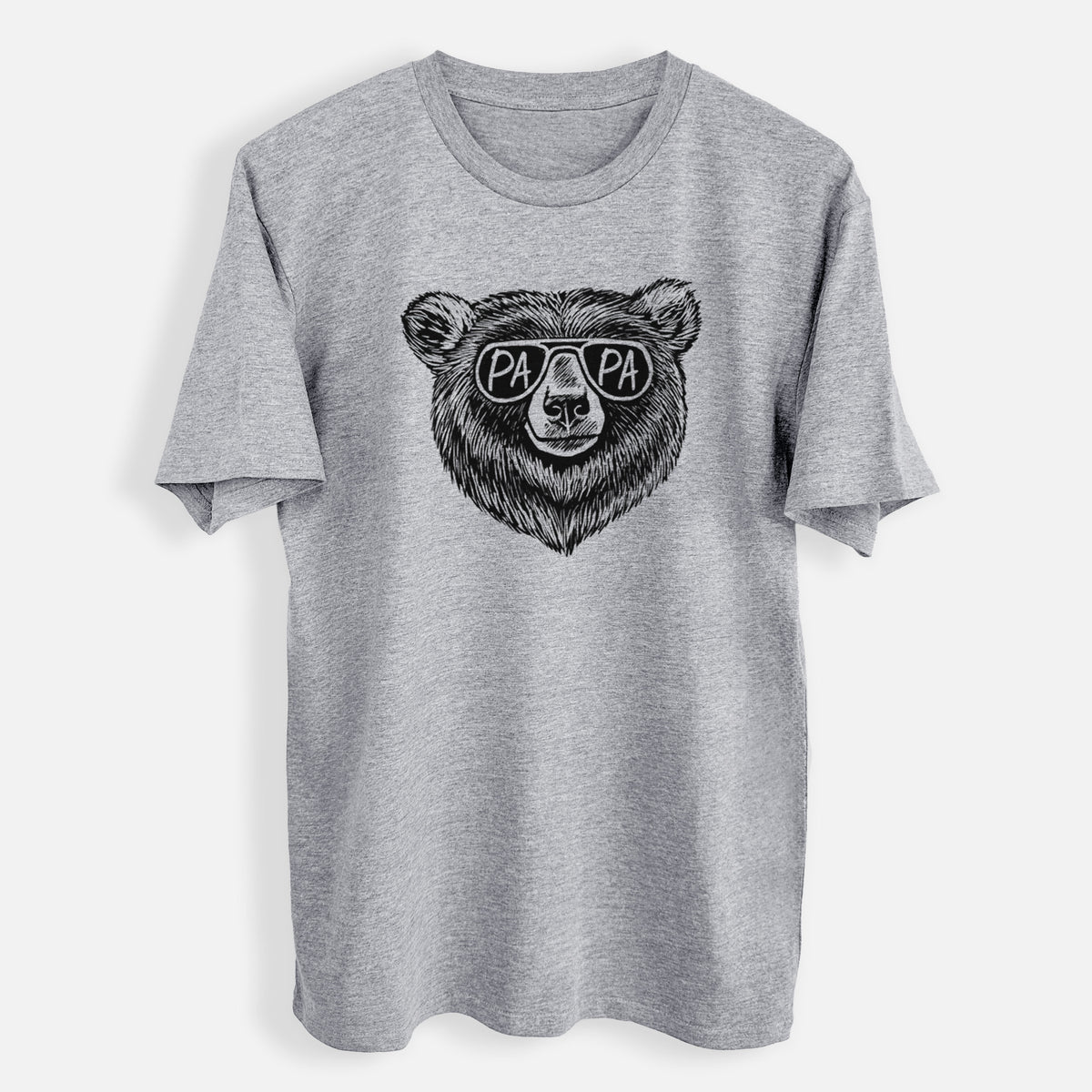 Papa Bear - Papa Glasses - Mens Everyday Staple Tee