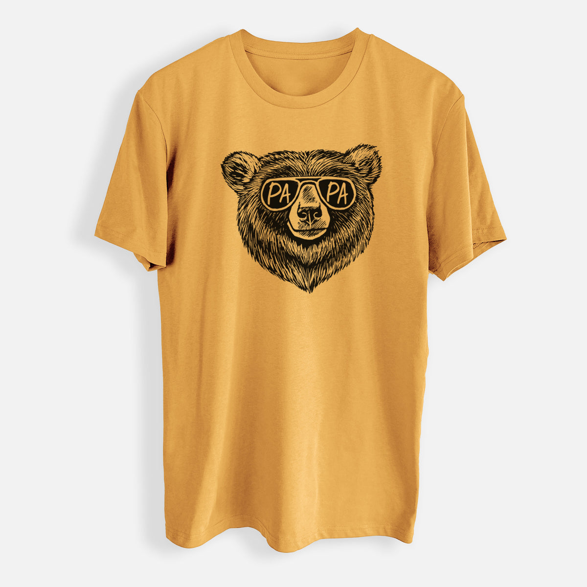 Papa Bear - Papa Glasses - Mens Everyday Staple Tee