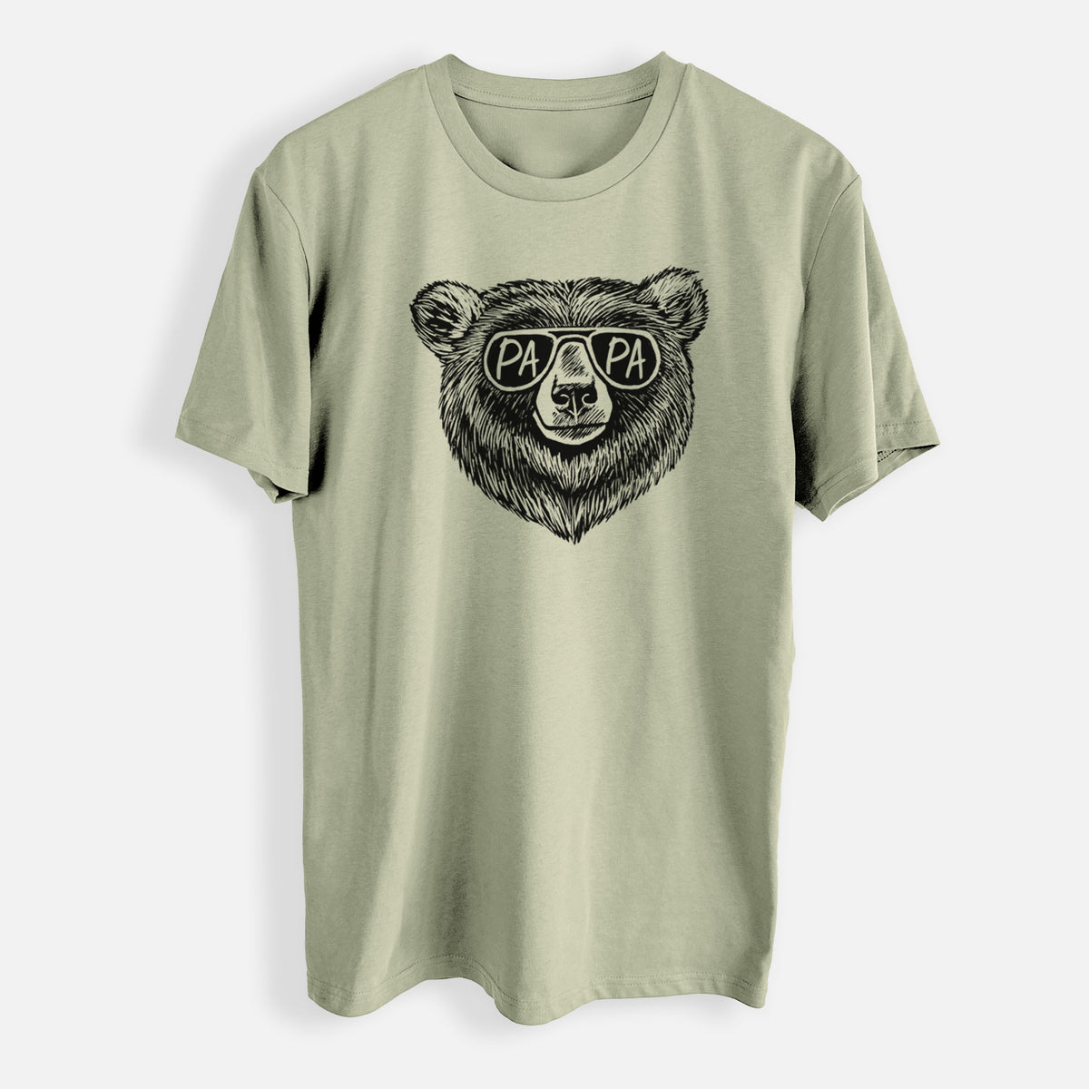 Papa Bear - Papa Glasses - Mens Everyday Staple Tee