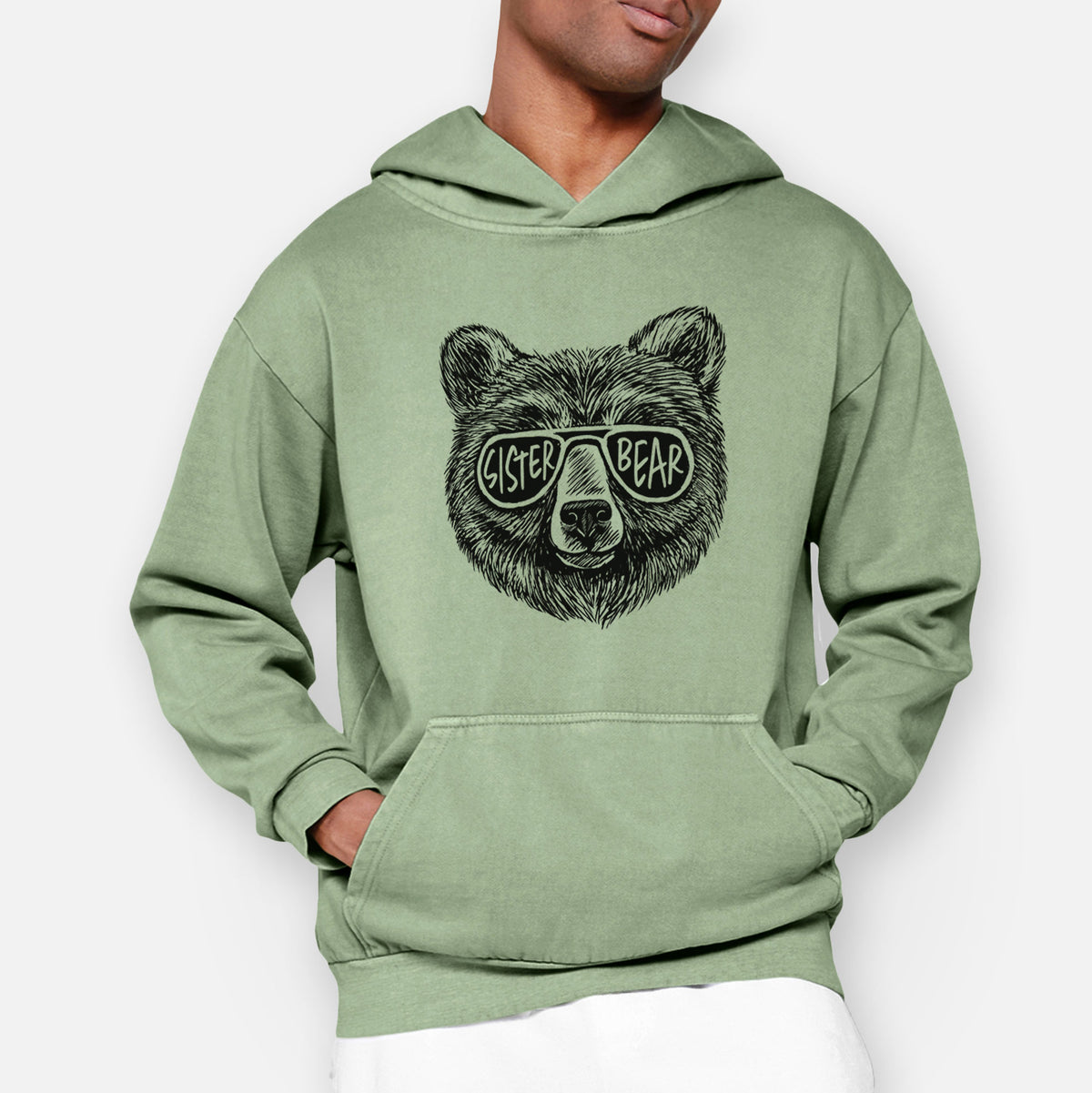 Sister Bear  - Urban Heavyweight Hoodie