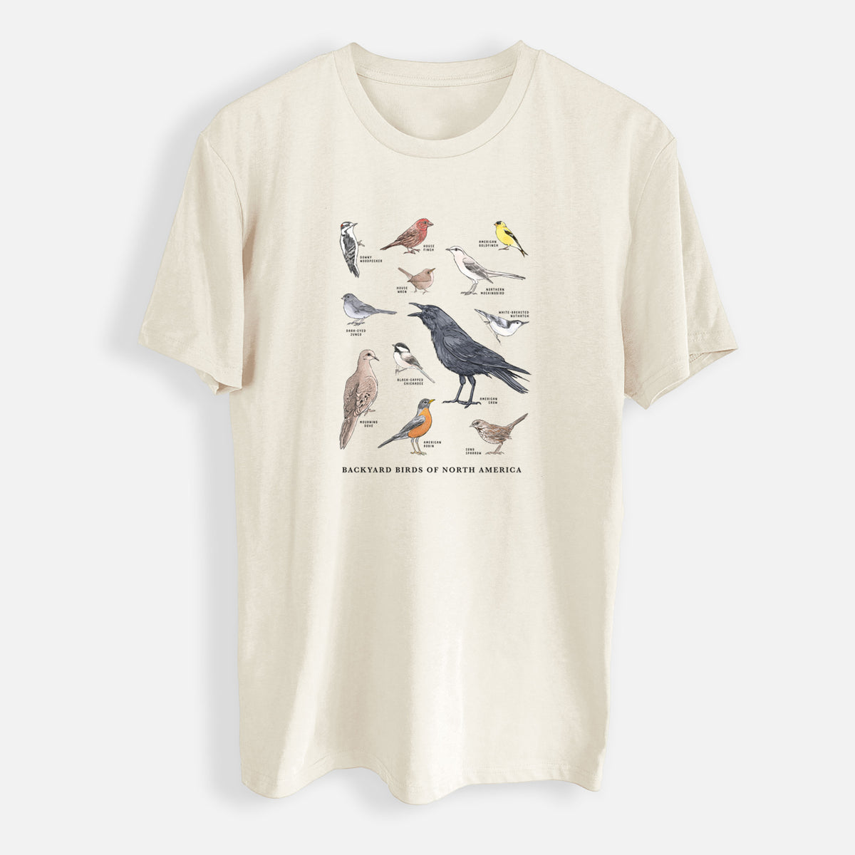 Common Backyard Birds of North America - Mens Everyday Staple Tee