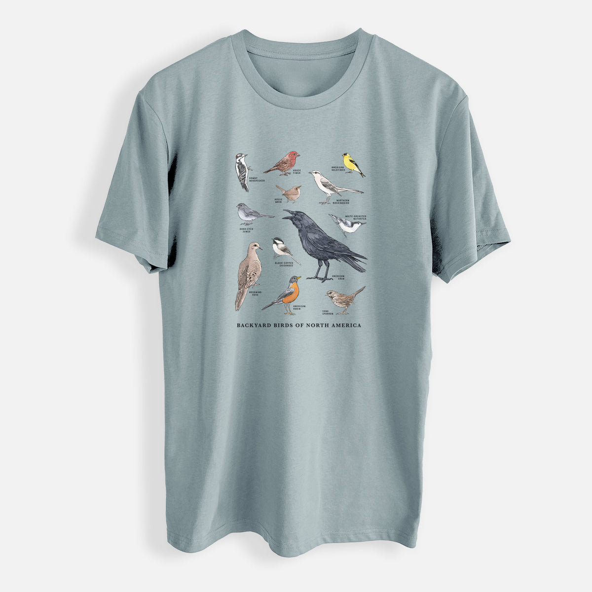 Common Backyard Birds of North America - Mens Everyday Staple Tee