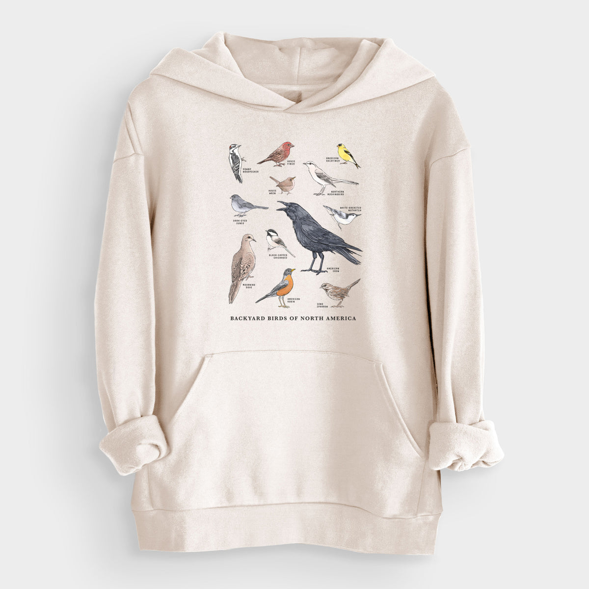 Common Backyard Birds of North America  - Bodega Midweight Hoodie