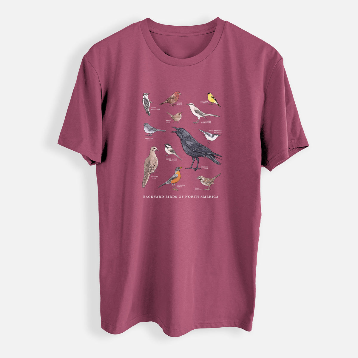 Common Backyard Birds of North America - Mens Everyday Staple Tee