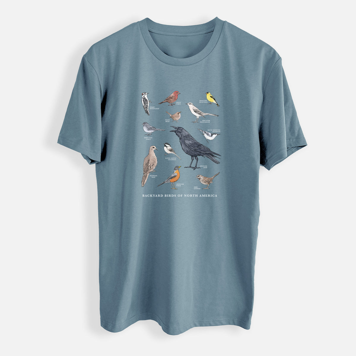 Common Backyard Birds of North America - Mens Everyday Staple Tee