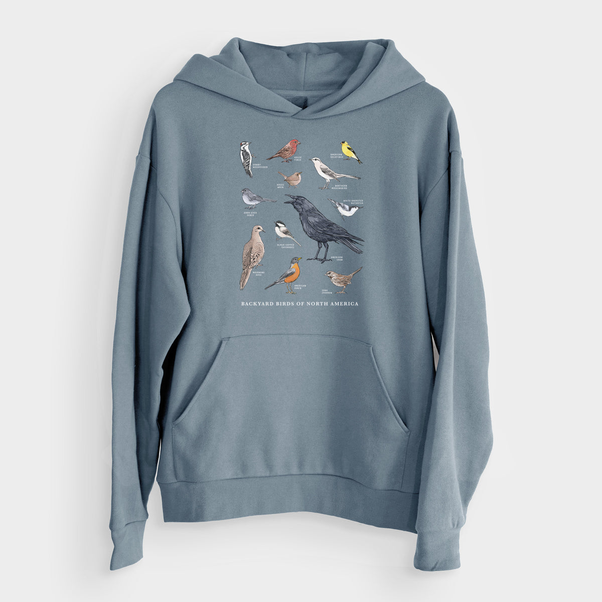 Common Backyard Birds of North America  - Bodega Midweight Hoodie