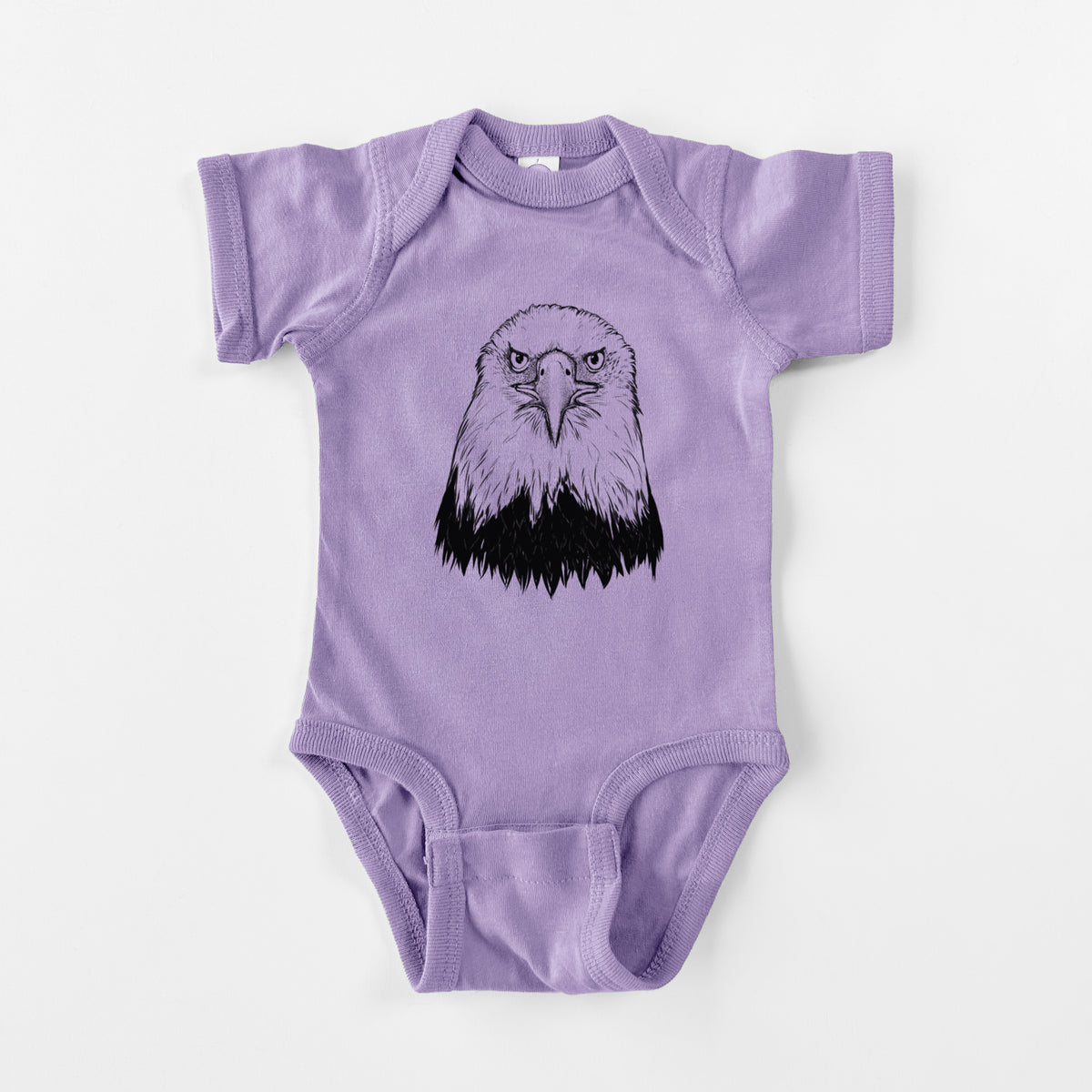 Haliaeetus Leucocephalus - American Bald Eagle - Baby Fine Jersey Bodysuit