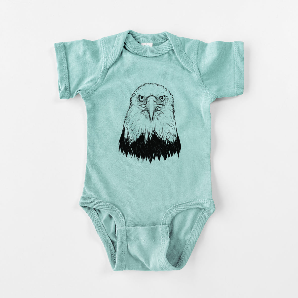 Haliaeetus Leucocephalus - American Bald Eagle - Baby Fine Jersey Bodysuit