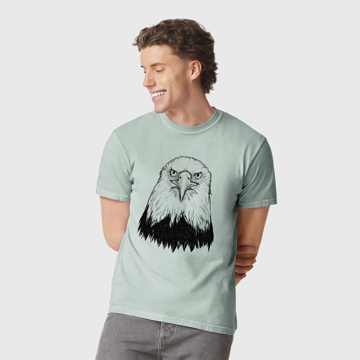 Haliaeetus Leucocephalus - American Bald Eagle - Unisex Comfort Colors Garment-Dyed Heavyweight T-shirt
