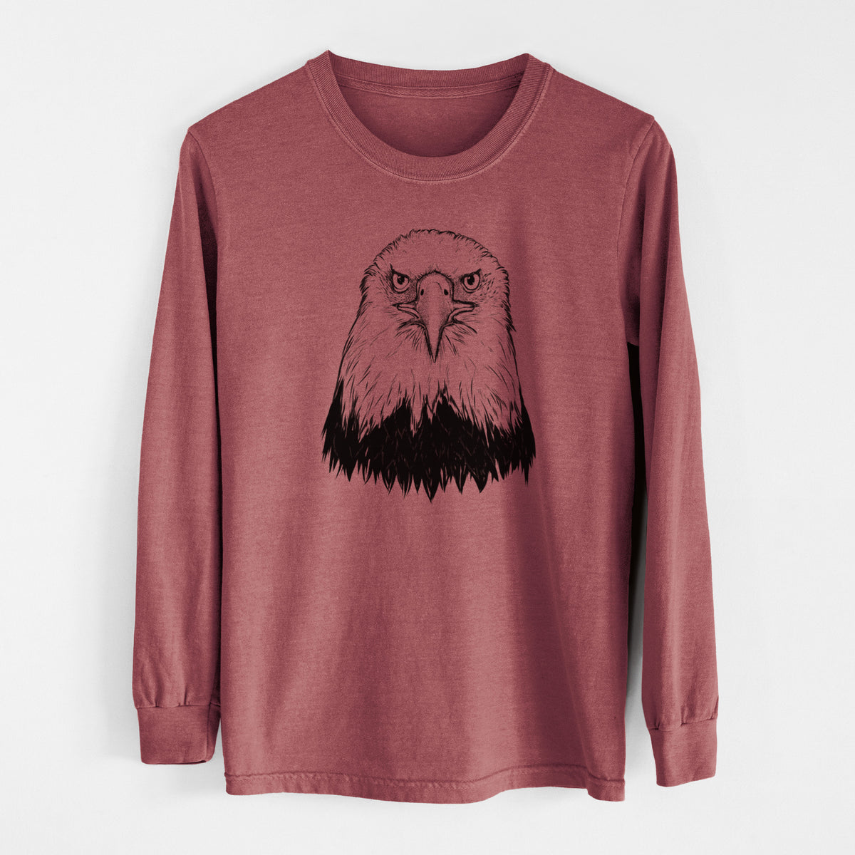 Haliaeetus Leucocephalus - American Bald Eagle - Unisex Comfort Colors 100% Cotton Long Sleeve