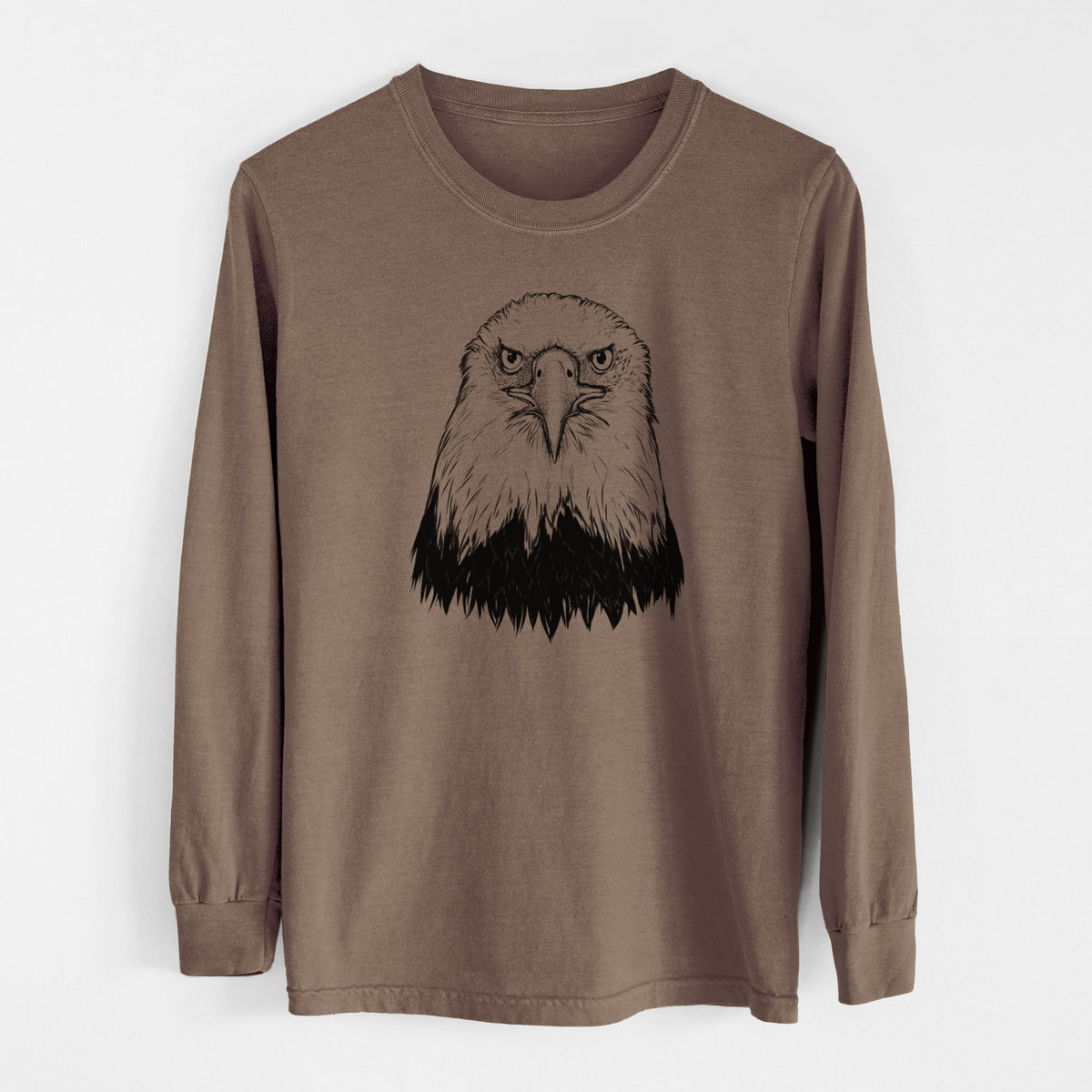 Haliaeetus Leucocephalus - American Bald Eagle - Unisex Comfort Colors 100% Cotton Long Sleeve