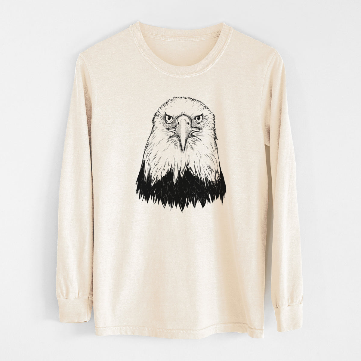 Haliaeetus Leucocephalus - American Bald Eagle - Unisex Comfort Colors 100% Cotton Long Sleeve
