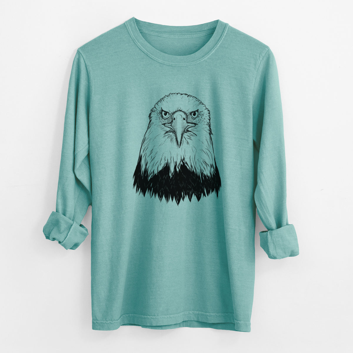 Haliaeetus Leucocephalus - American Bald Eagle - Unisex Comfort Colors 100% Cotton Long Sleeve