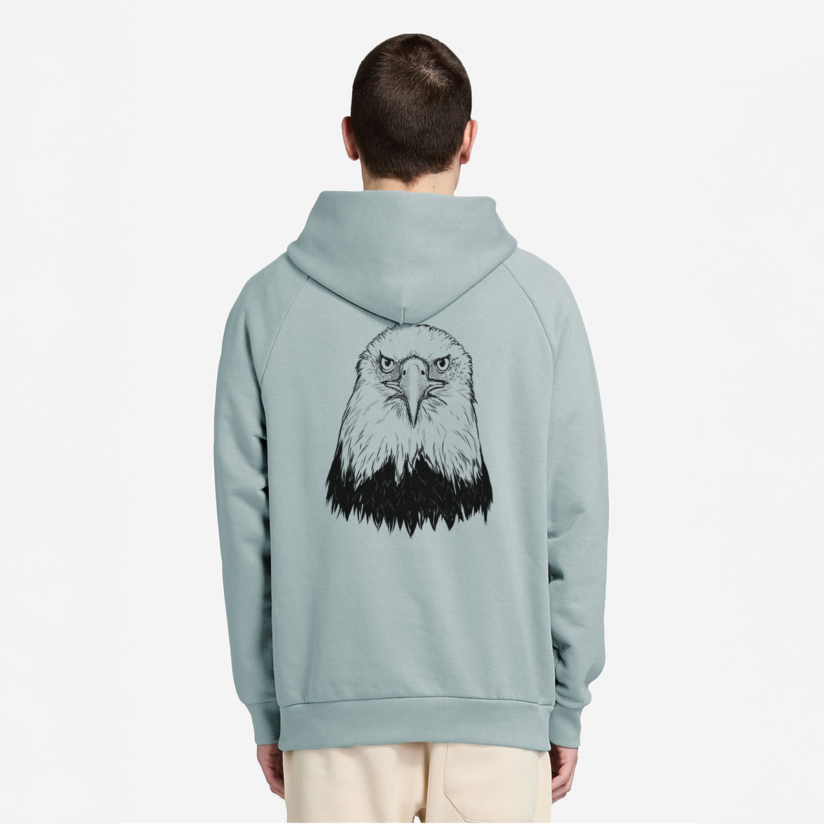 Haliaeetus Leucocephalus - American Bald Eagle - UltraLuxe Heavyweight French Terry Hoodie