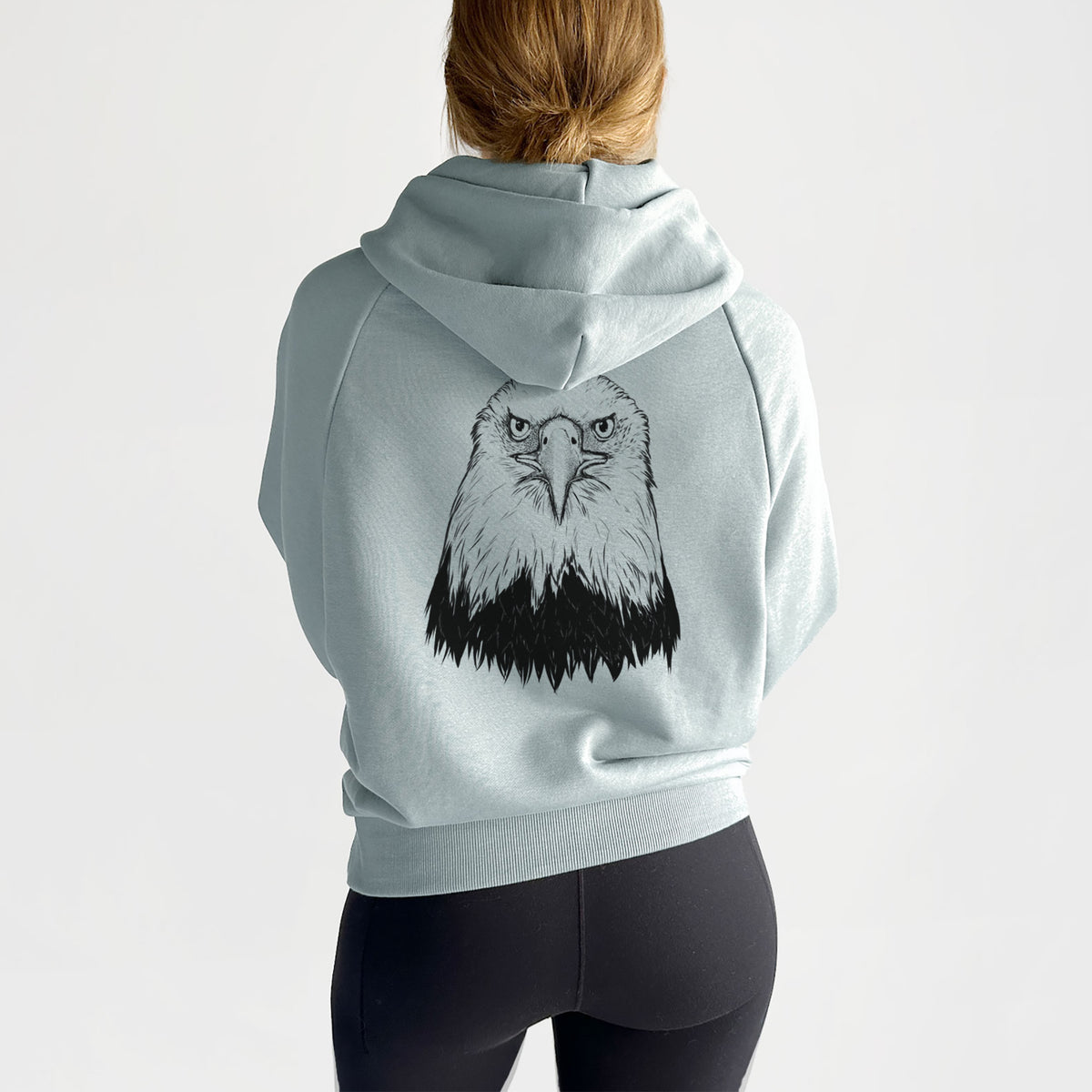 Haliaeetus Leucocephalus - American Bald Eagle - UltraLuxe Heavyweight French Terry Hoodie