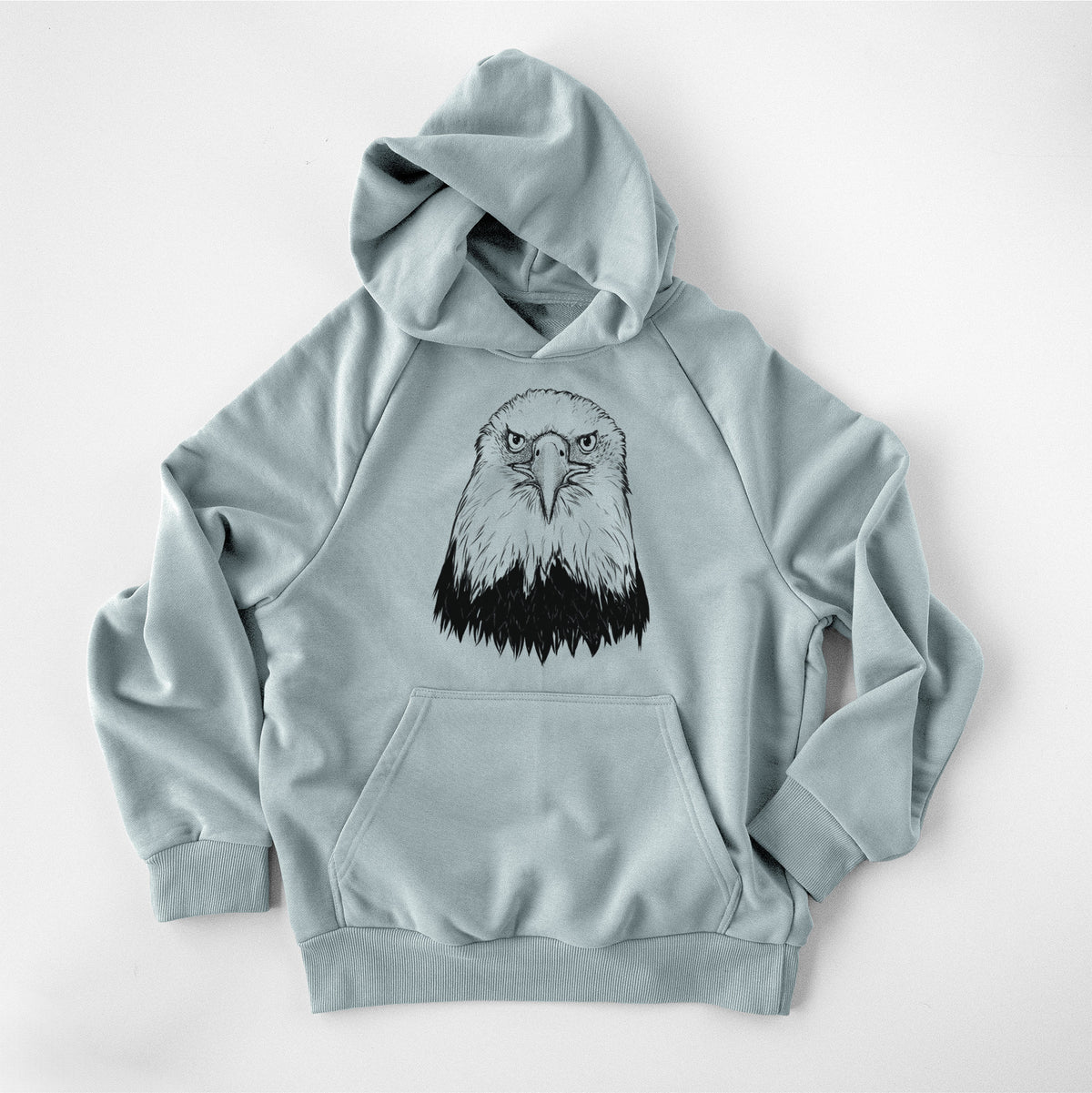 Haliaeetus Leucocephalus - American Bald Eagle - UltraLuxe Heavyweight French Terry Hoodie