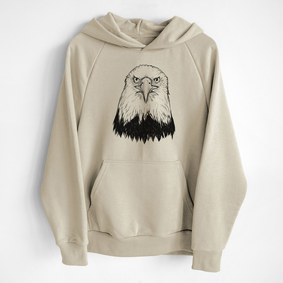 Haliaeetus Leucocephalus - American Bald Eagle - UltraLuxe Heavyweight French Terry Hoodie