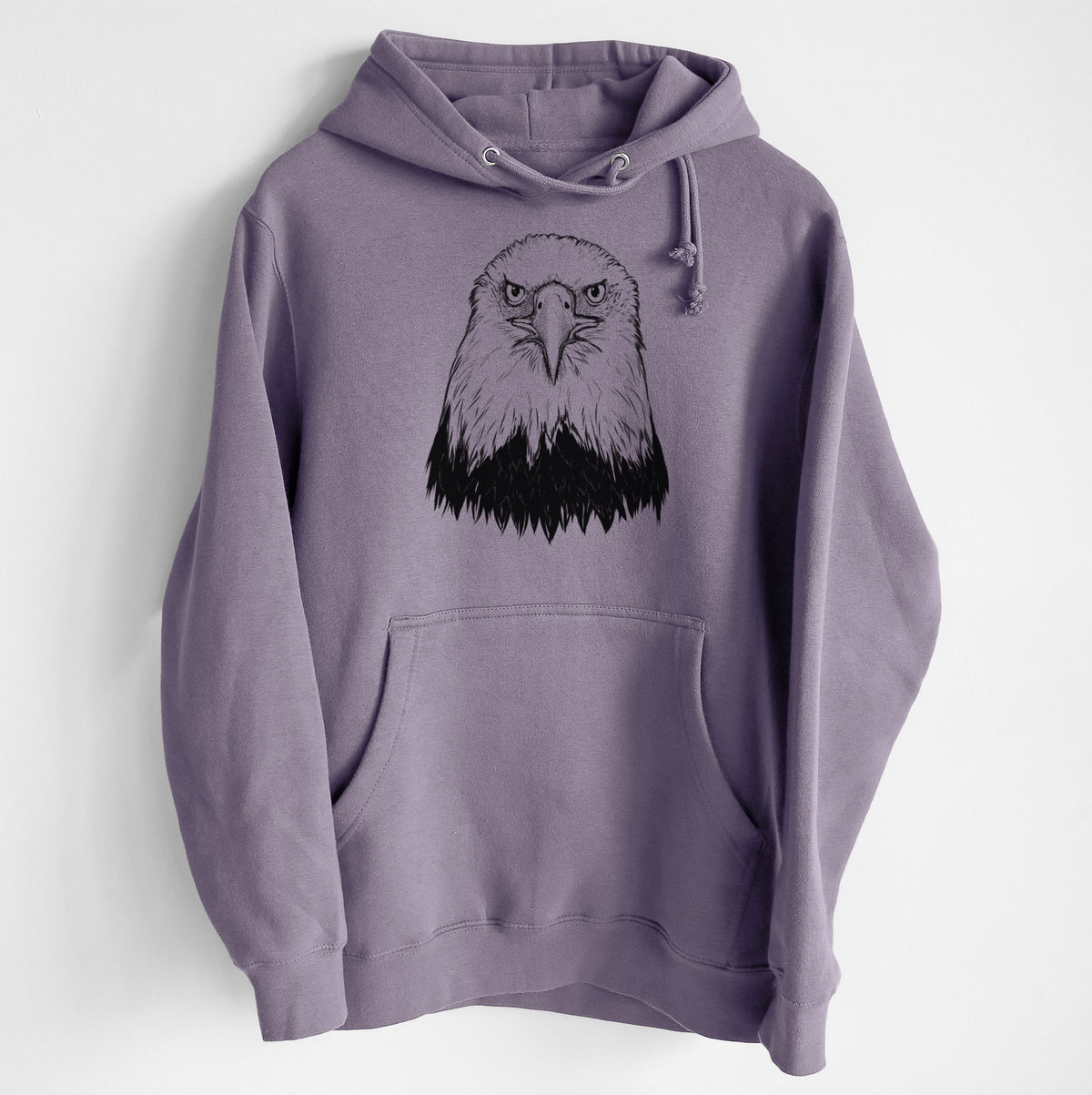Haliaeetus Leucocephalus - American Bald Eagle - Heavyweight Fleece Hoodie