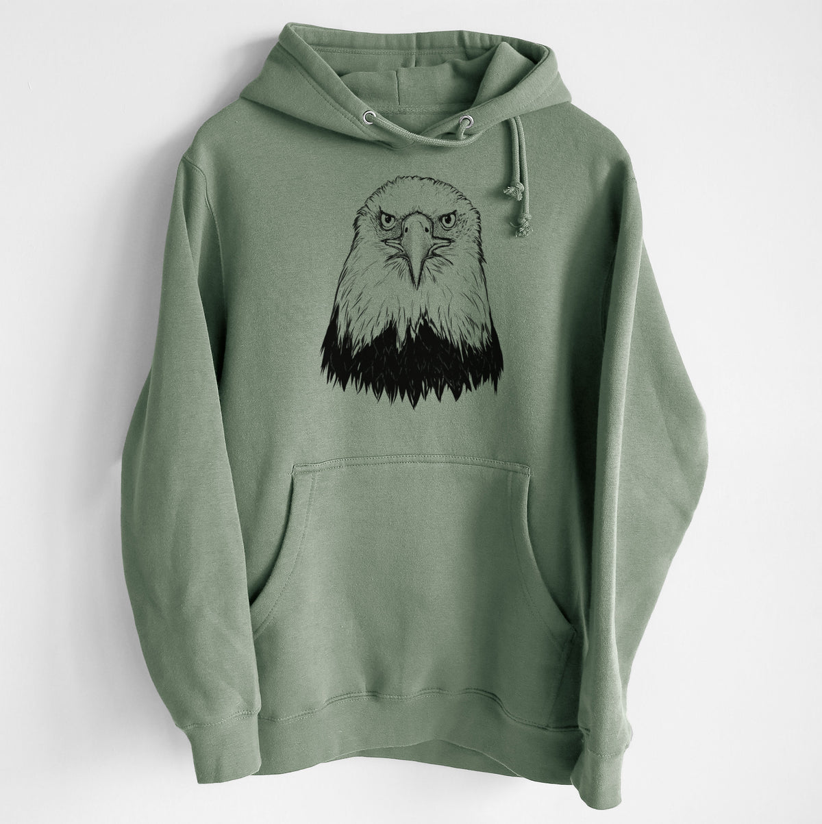 Haliaeetus Leucocephalus - American Bald Eagle - Heavyweight Fleece Hoodie