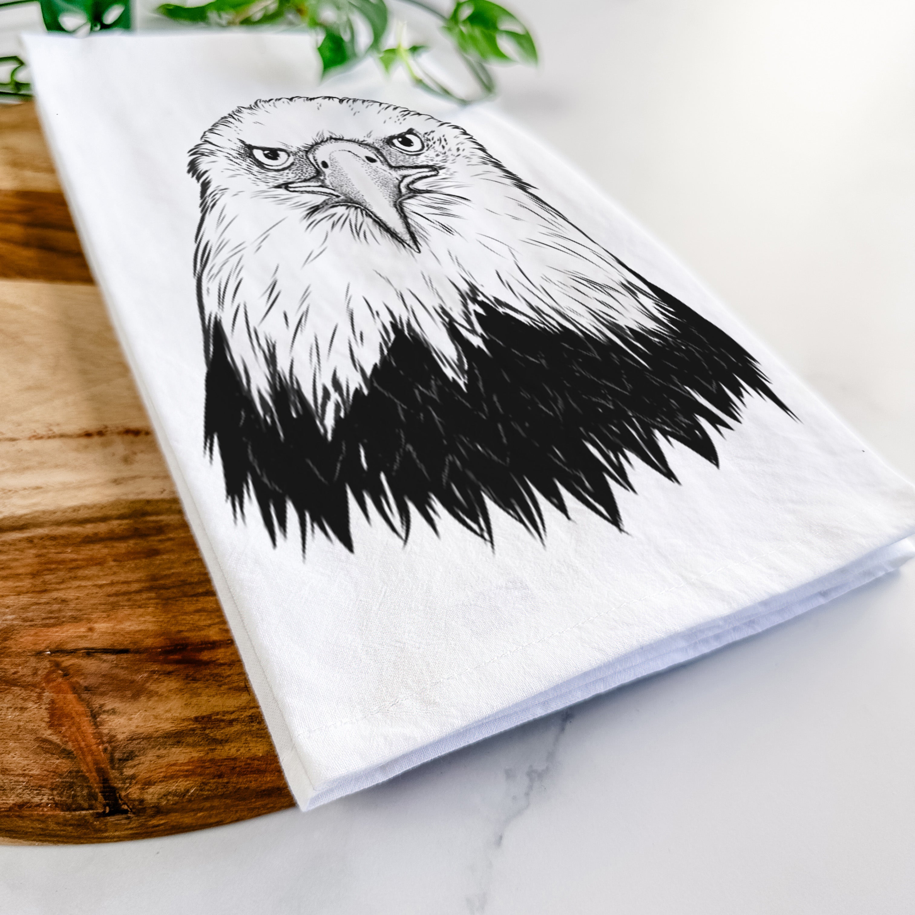 Haliaeetus Leucocephalus - American Bald Eagle Tea Towel