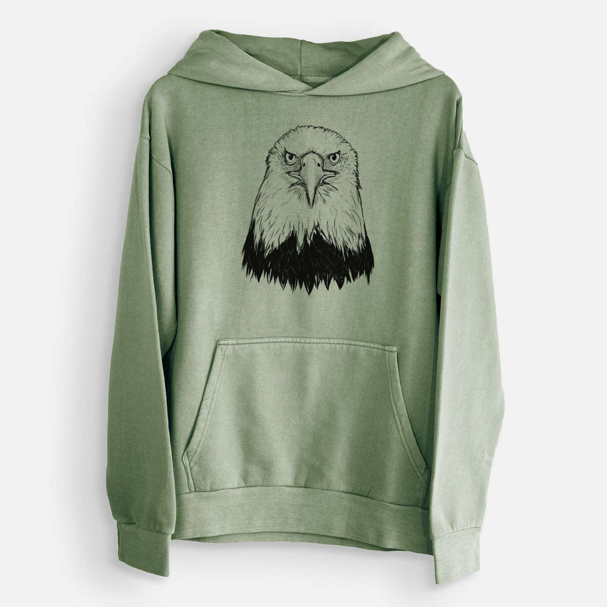 Haliaeetus Leucocephalus - American Bald Eagle  - Urban Heavyweight Hoodie