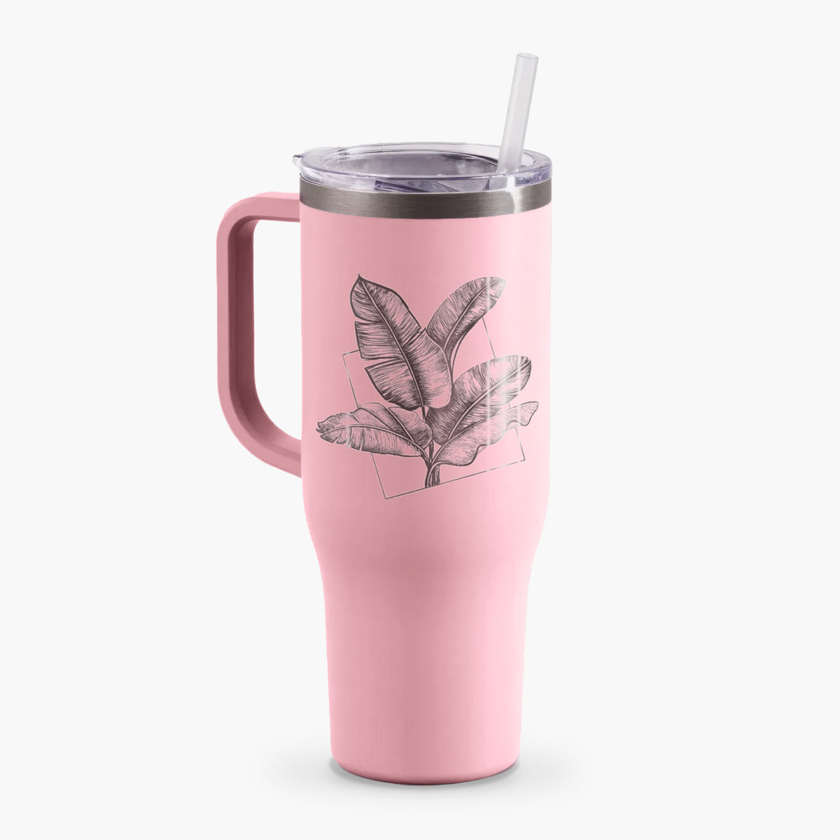 Banana Plant Leaves - 40oz Tumbler with Handle