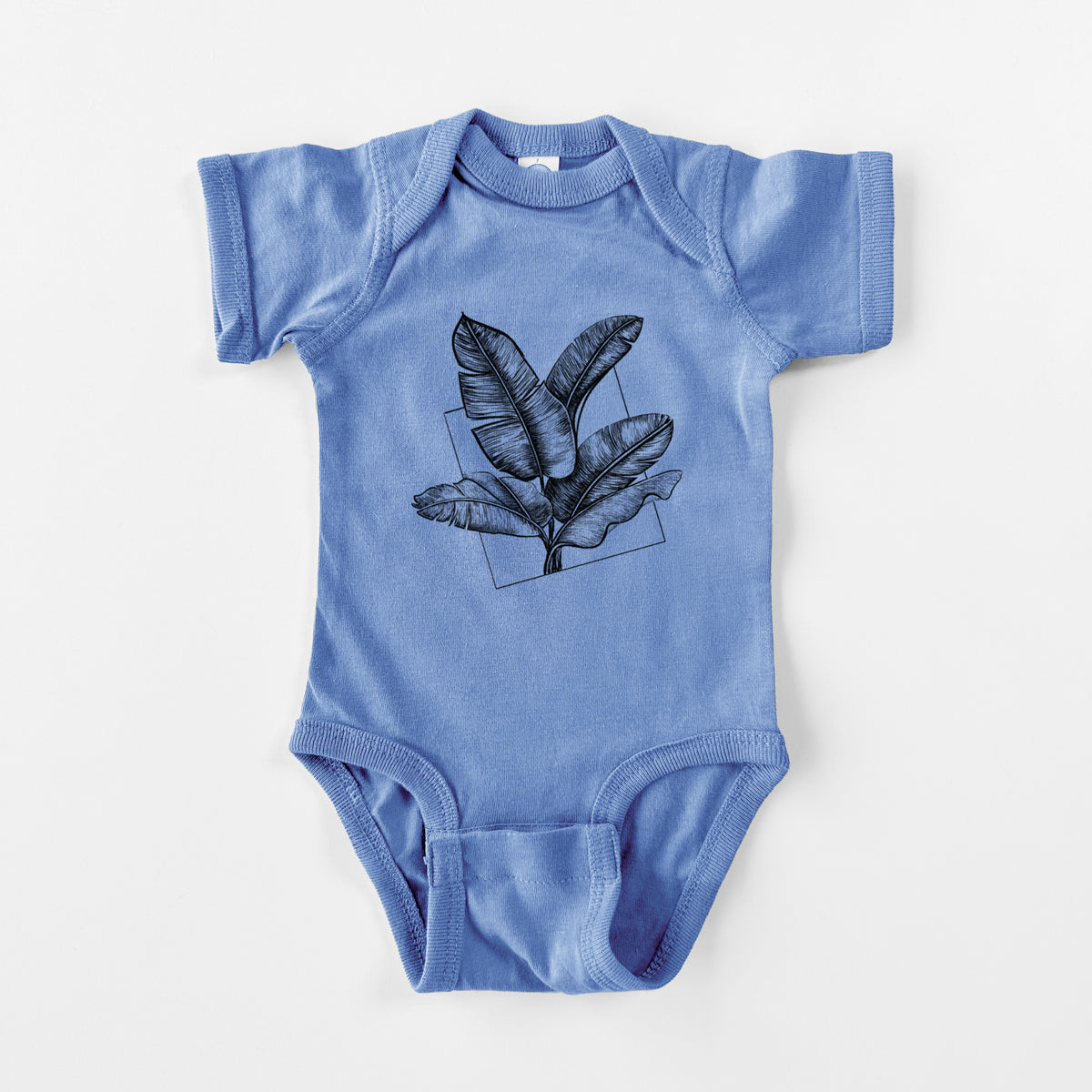 Banana Plant Leaves - Baby Fine Jersey Bodysuit
