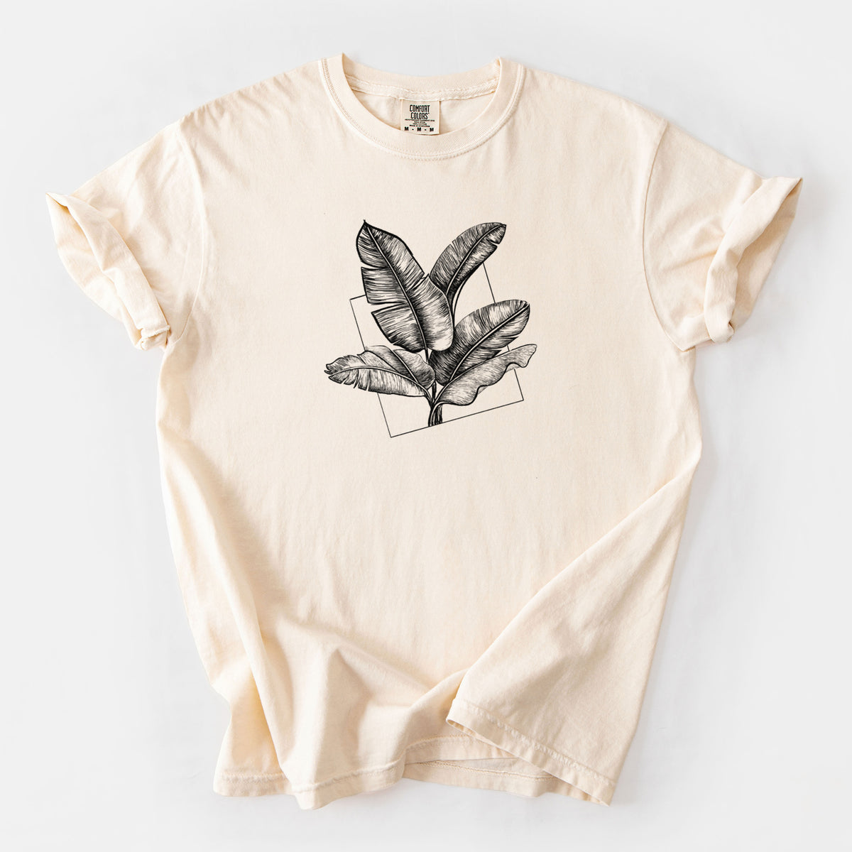 Banana Plant Leaves - Unisex Comfort Colors Garment-Dyed Heavyweight T-shirt