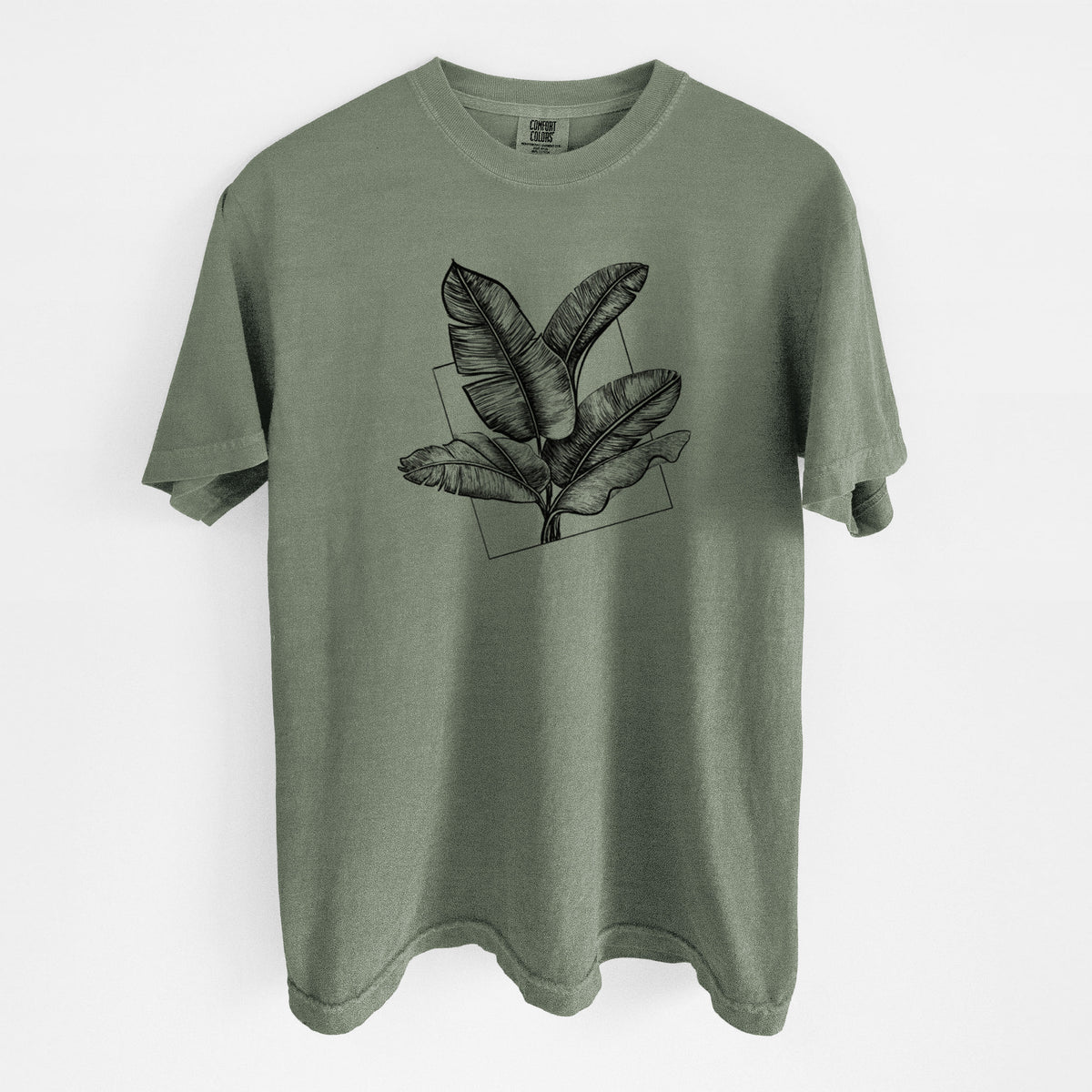 Banana Plant Leaves - Unisex Comfort Colors Garment-Dyed Heavyweight T-shirt