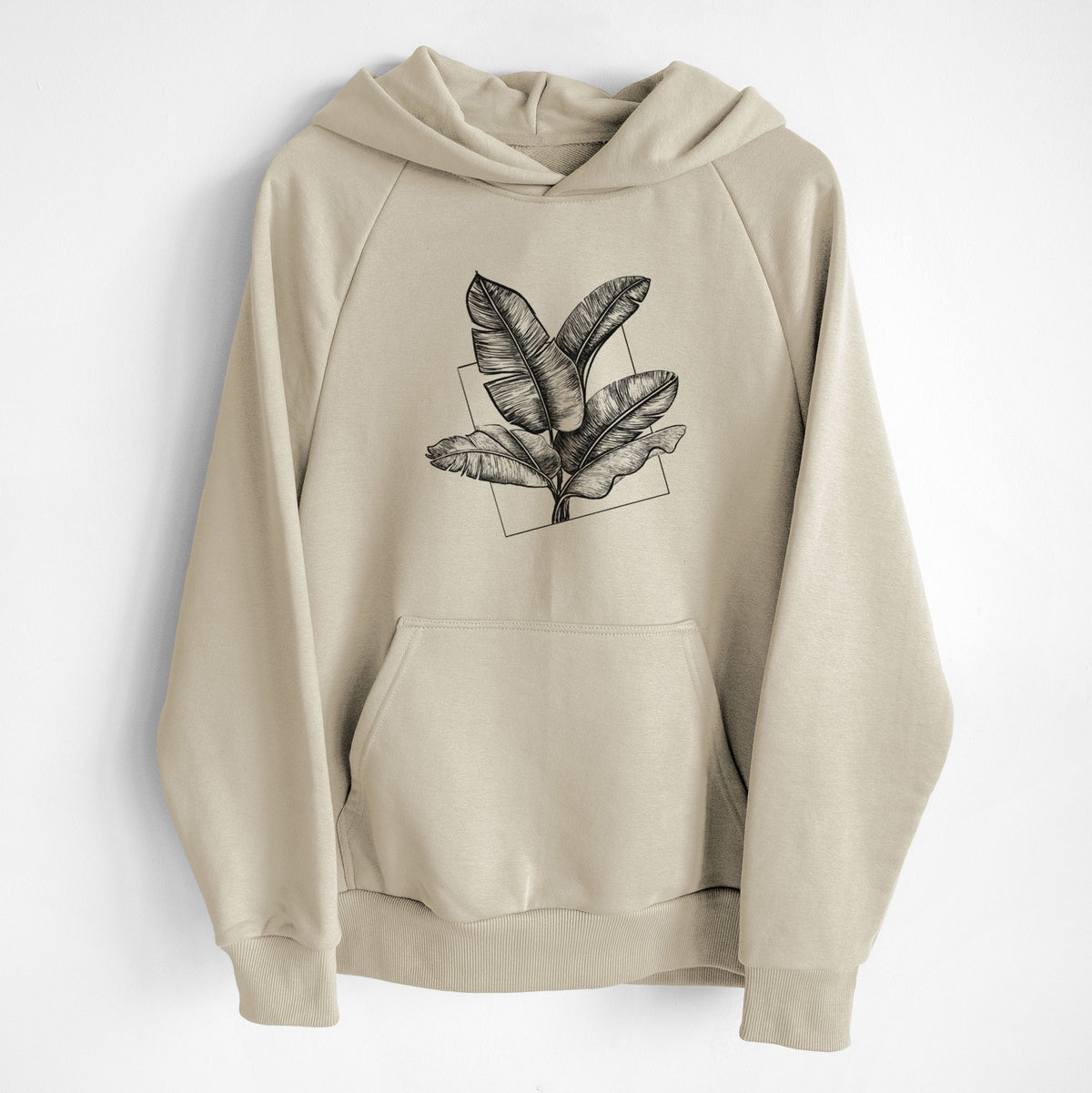 Banana Plant Leaves - UltraLuxe Heavyweight French Terry Hoodie