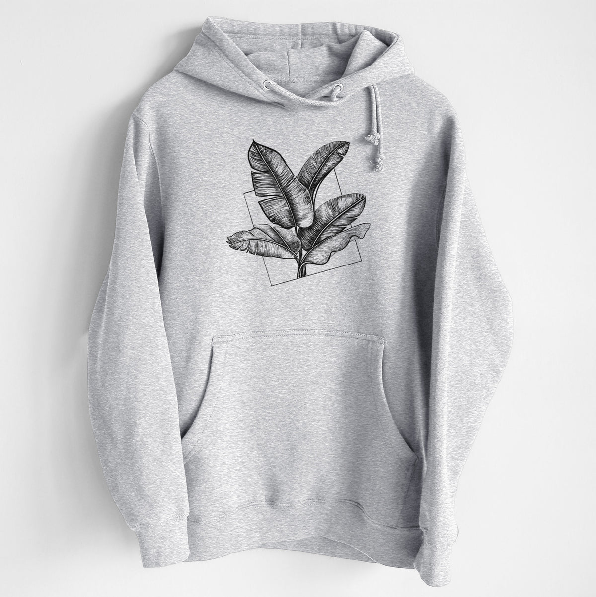 Banana Plant Leaves - Heavyweight Fleece Hoodie