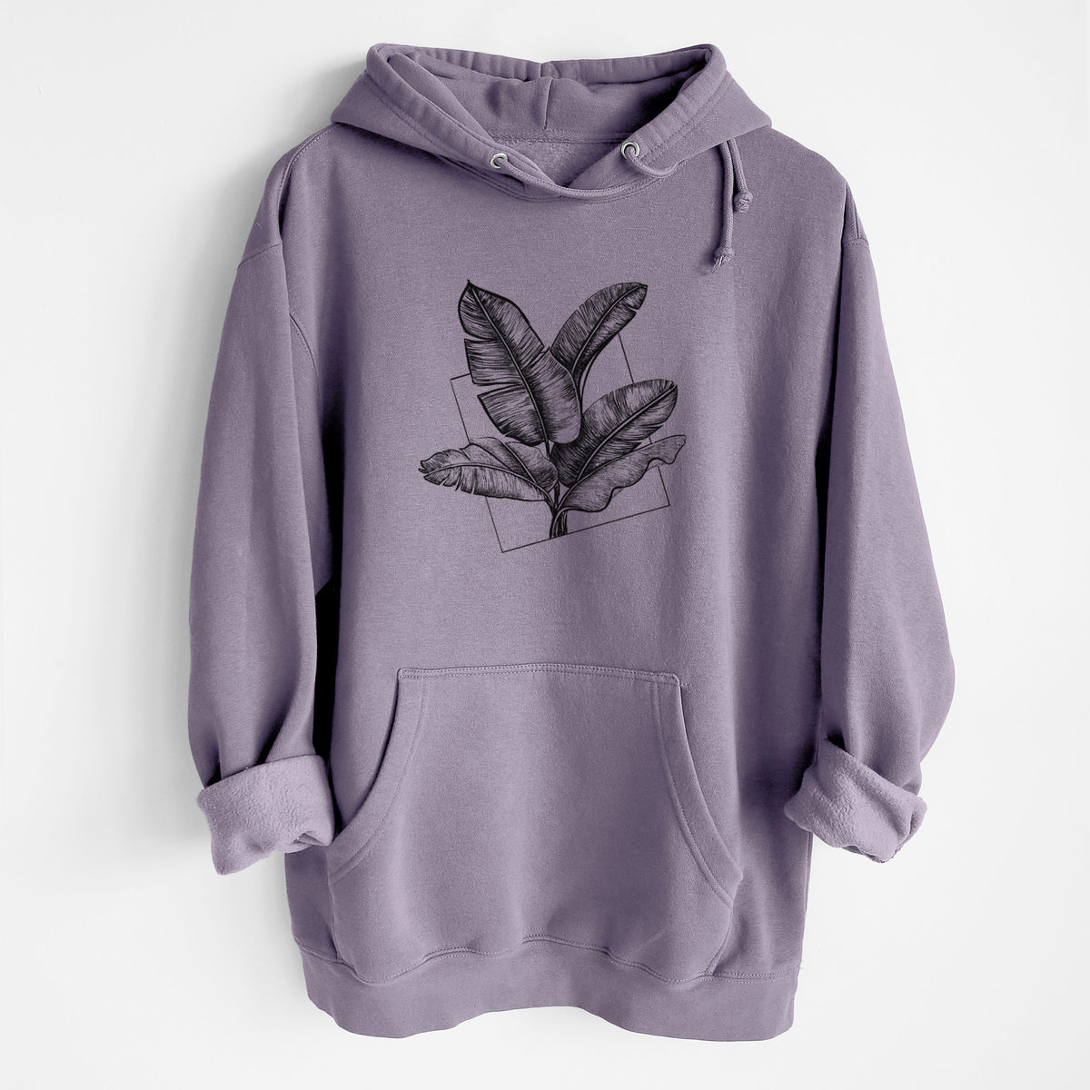 Banana Plant Leaves - Heavyweight Fleece Hoodie