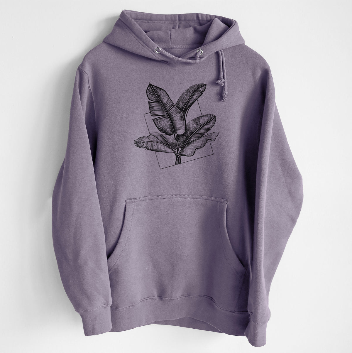 Banana Plant Leaves - Heavyweight Fleece Hoodie