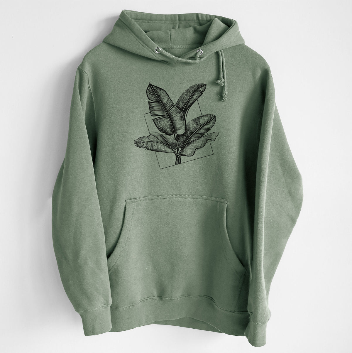Banana Plant Leaves - Heavyweight Fleece Hoodie