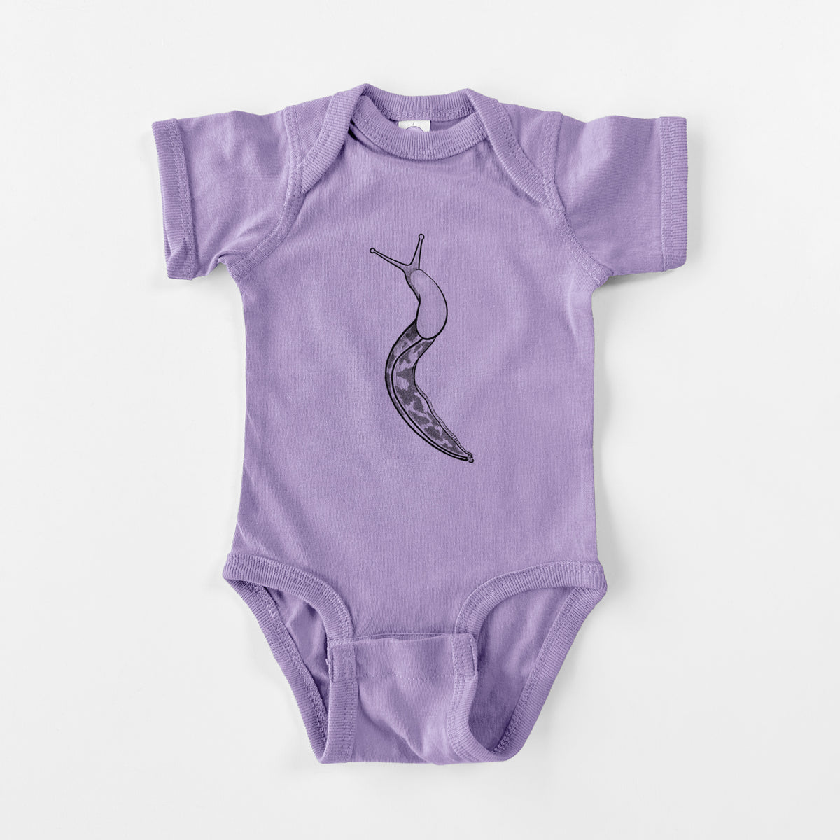 Pacific Banana Slug - Ariolimax columbianus - Baby Fine Jersey Bodysuit