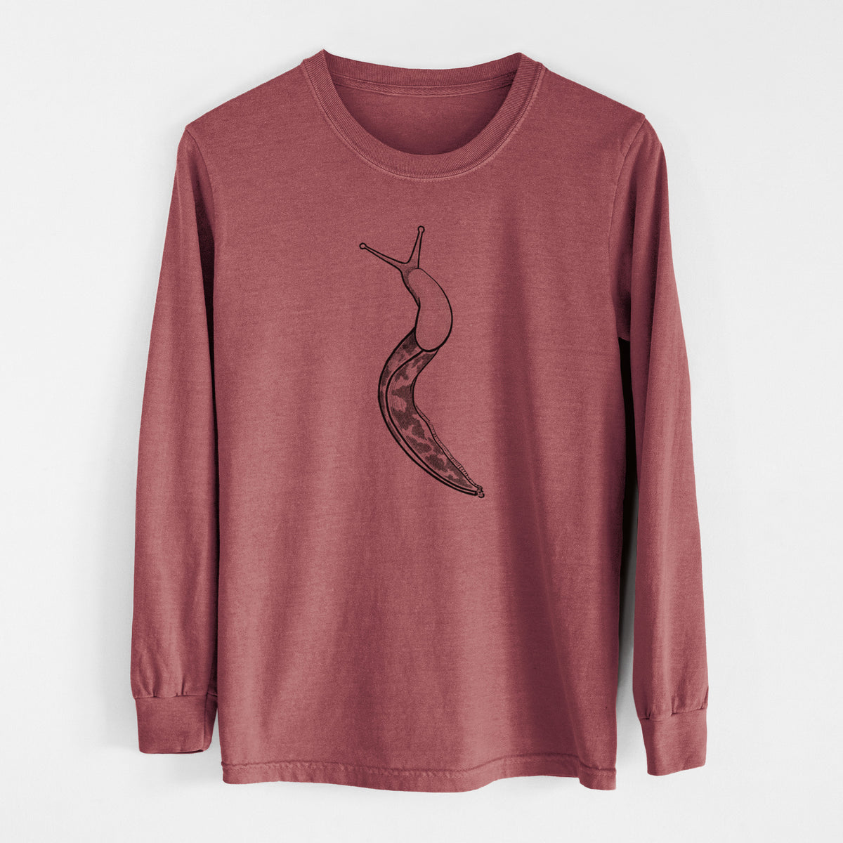 Pacific Banana Slug - Ariolimax columbianus - Unisex Comfort Colors 100% Cotton Long Sleeve