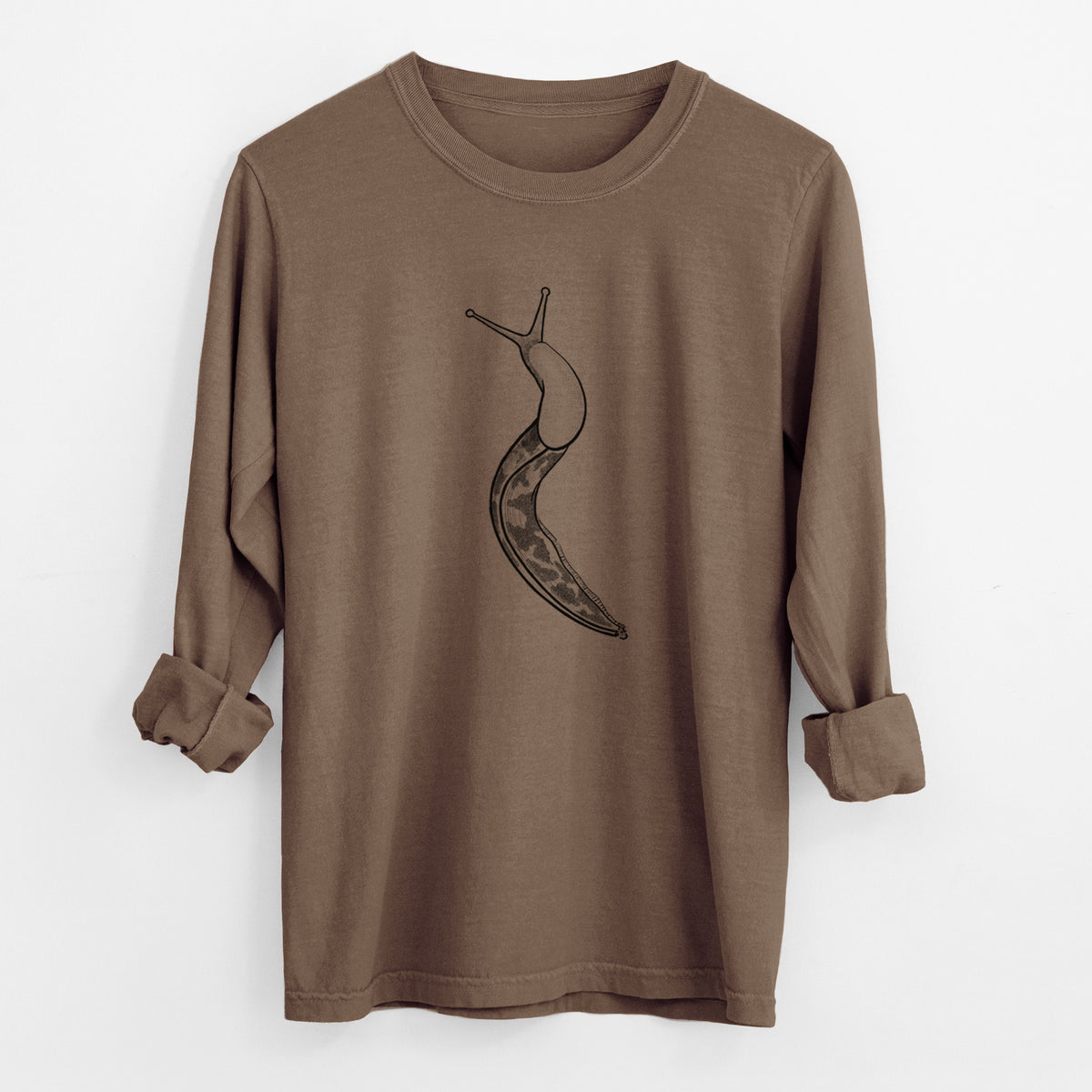 Pacific Banana Slug - Ariolimax columbianus - Unisex Comfort Colors 100% Cotton Long Sleeve