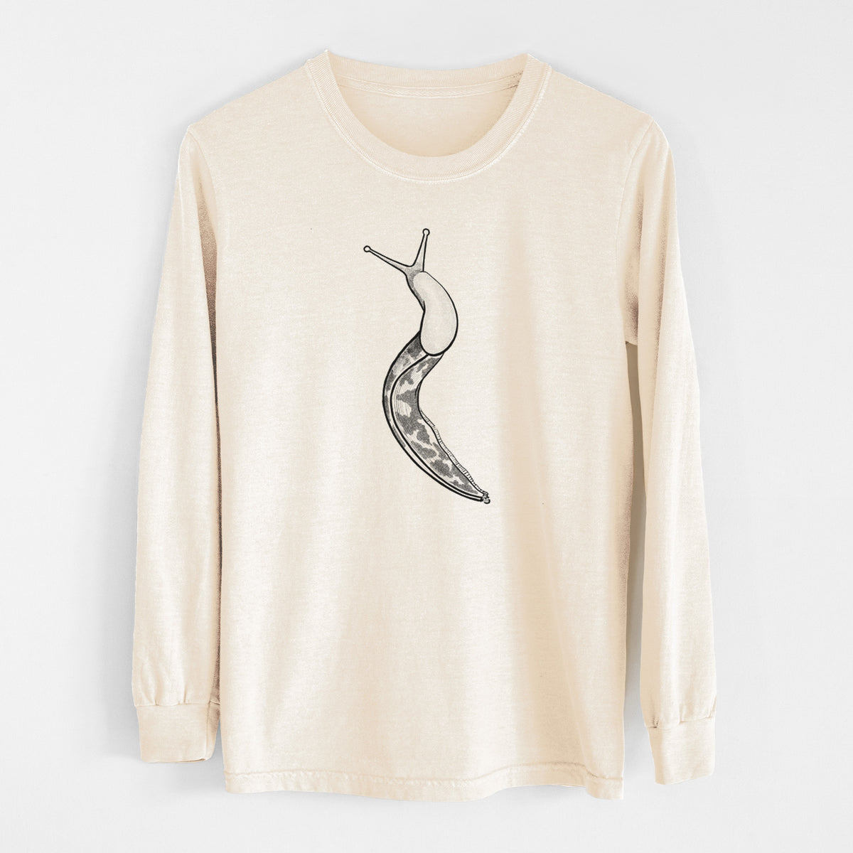 Pacific Banana Slug - Ariolimax columbianus - Unisex Comfort Colors 100% Cotton Long Sleeve