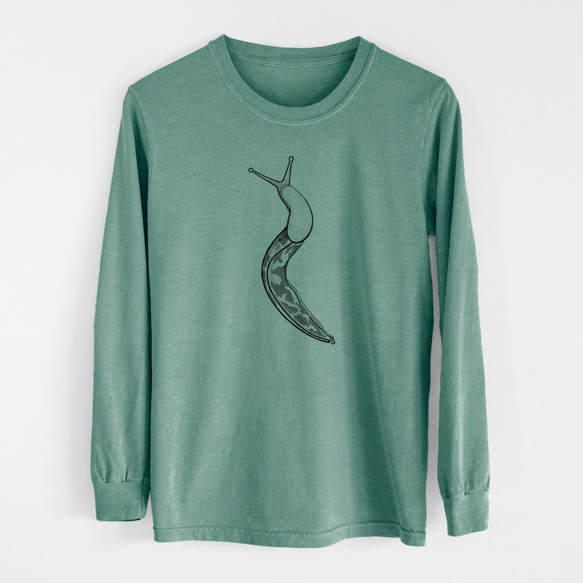 Pacific Banana Slug - Ariolimax columbianus - Unisex Comfort Colors 100% Cotton Long Sleeve