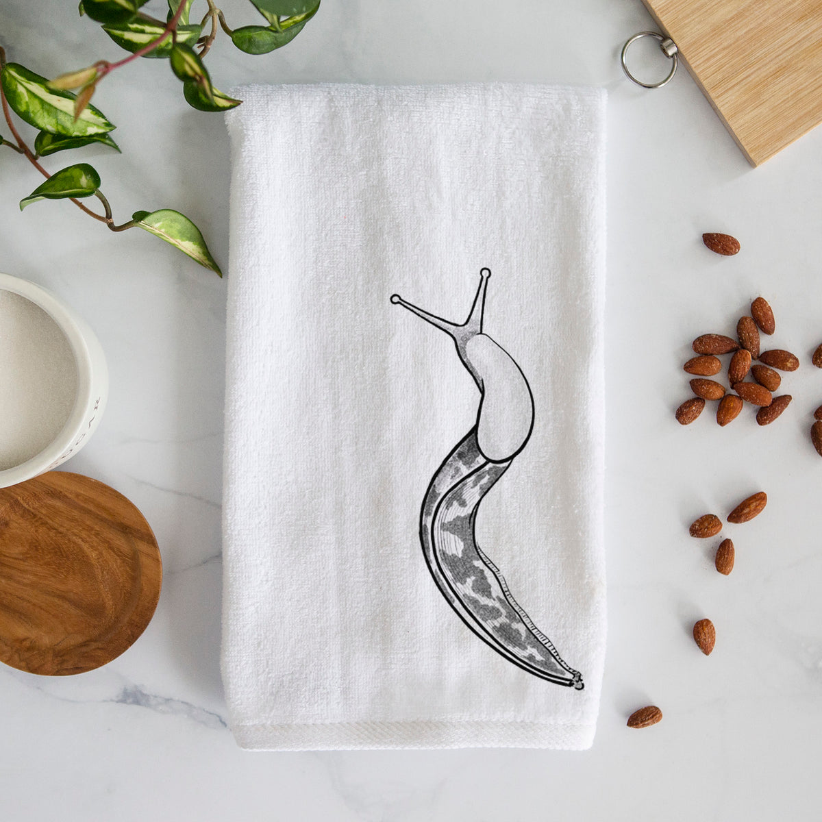 Pacific Banana Slug - Ariolimax columbianus Premium Decorative Hand Towel